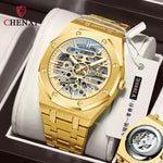 Klocka Patrik (mekanisk herrklocka med tourbillon-design & vattenskydd)