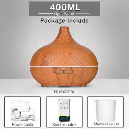 AromLuftfuktare™ – Ultrasonisk Diffuser med Fjärrkontroll