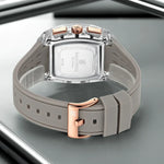 Klocka Mattias (sportig herrklocka med kronograf & silikonarmband)