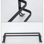 Musta pyyheteline – 3-tasoinen seinälle kiinnitettävä