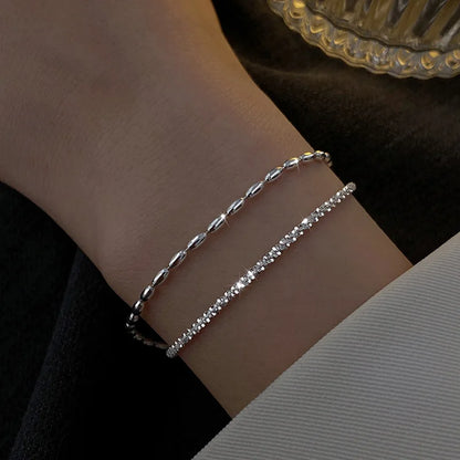 Armband Liv (dubbellager-armband med pärlor – enkel design)