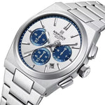 Klocka Gustav (herrklocka i stål med kalender & vattenskydd)