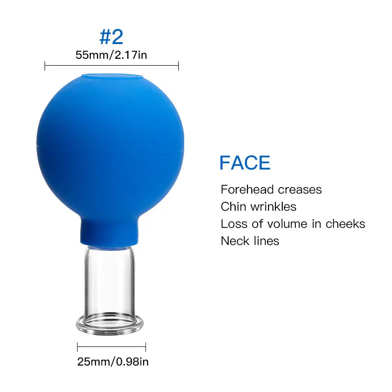 Sugkoppen™ - Set för Ansiktsmassage och Cellulitbehandling