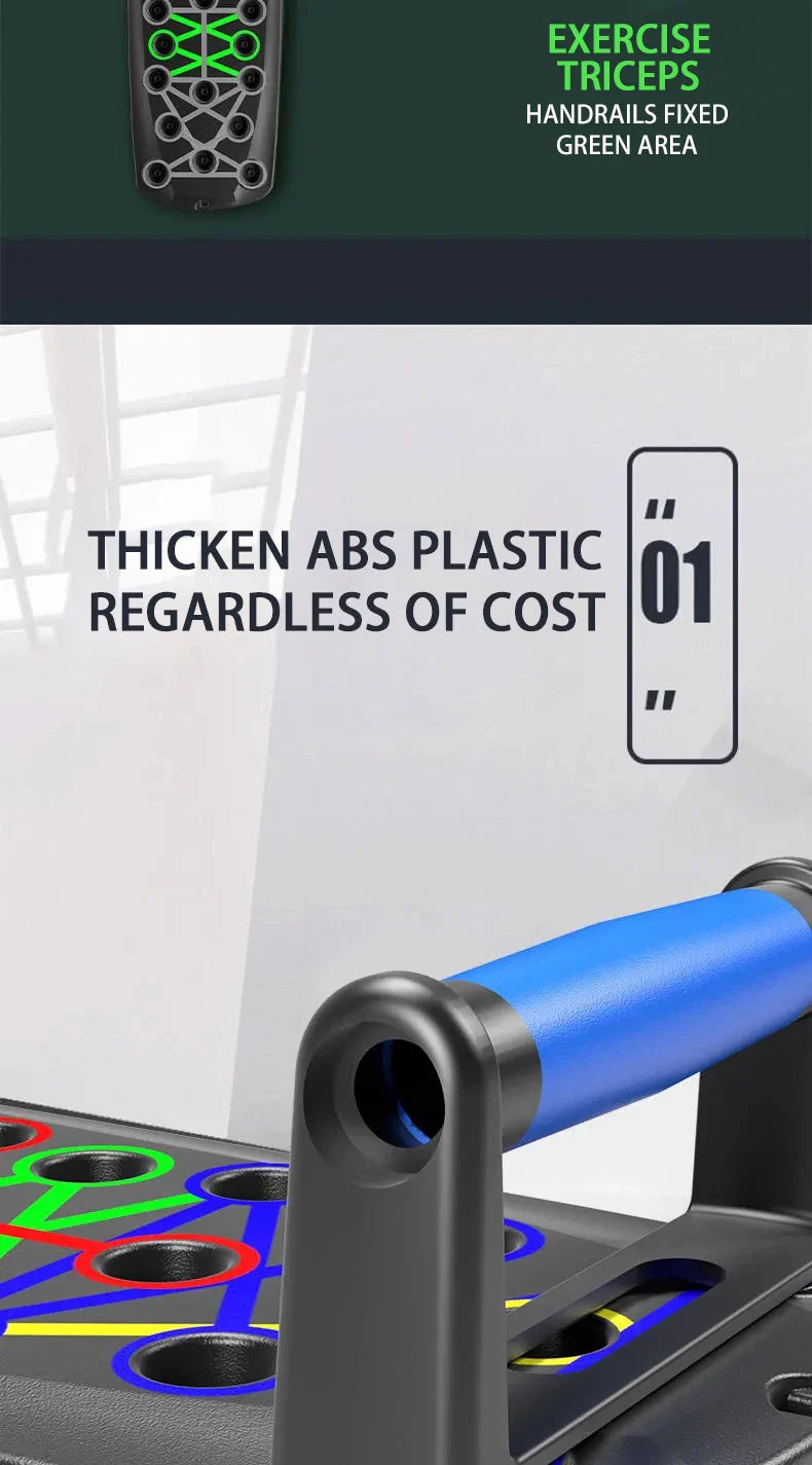 Push-up board set – multifunktionella armhävningshandtag, portabelt