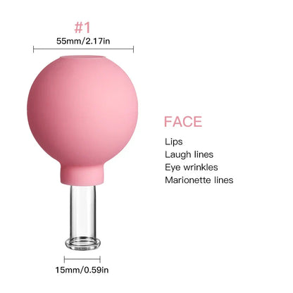 Sugkoppen™ - Set för Ansiktsmassage och Cellulitbehandling