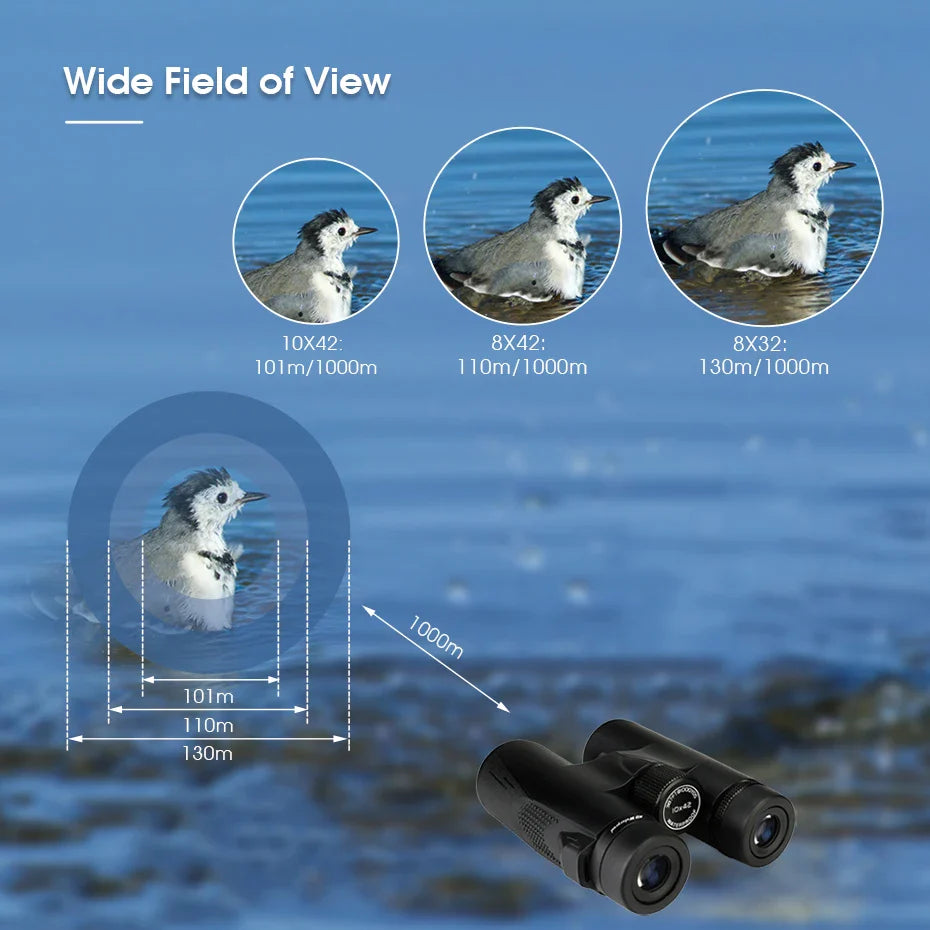 Kiikarit - ammattitason lintubongauskiikarit 8x32/8x42/10x42 IPX7 vedenpitävät