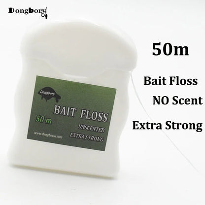 Fisketillbehör 50 m – bait floss & riggtillbehör för karpfiske