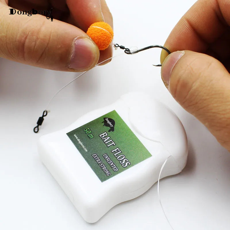 Fisketillbehör 50 m – bait floss & riggtillbehör för karpfiske