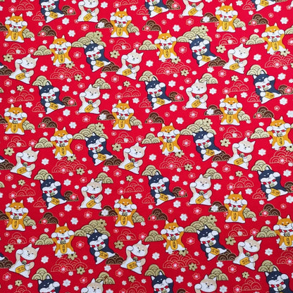 Kimono- & bomullstyg japansk stil – tyg för sömnad & patchwork