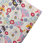 Kimono- & bomullstyg japansk stil – tyg för sömnad & patchwork