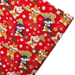 Kimono- & bomullstyg japansk stil – tyg för sömnad & patchwork