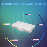 Latex Nackkudde™ – Ortopedisk Minnesskumskudde för Nackstöd