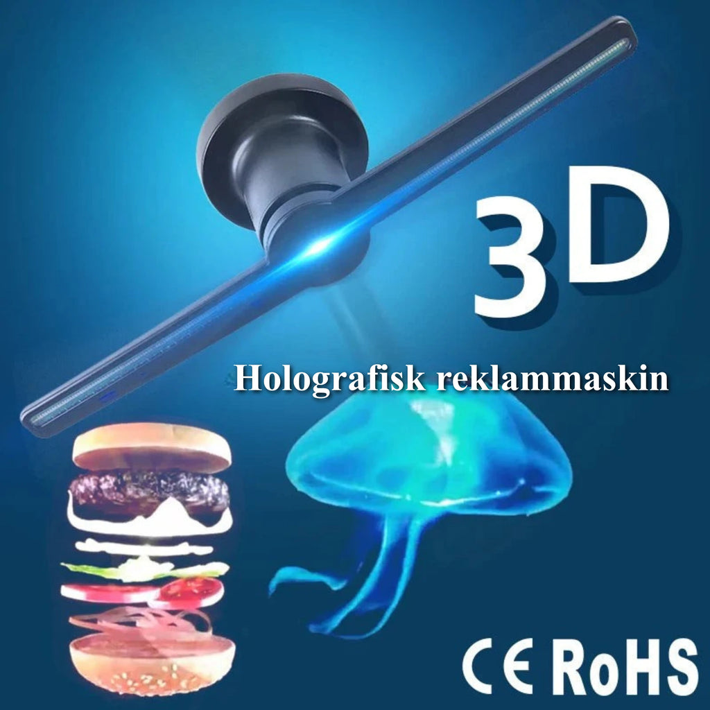 HoloLjus™ - Holografisk Display för Reklam & Event