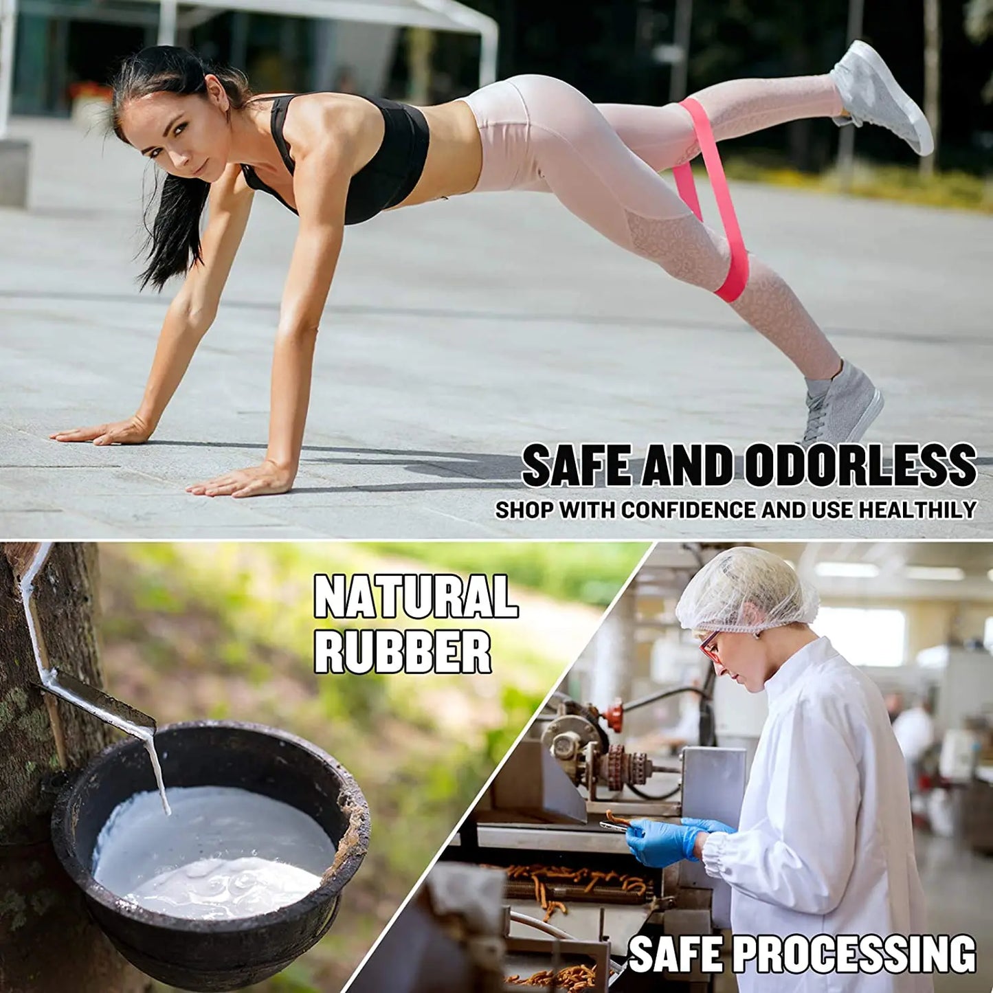 Gummiband träning – motståndsband för styrka, yoga & crossfit