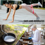 Gummiband träning – motståndsband för styrka, yoga & crossfit