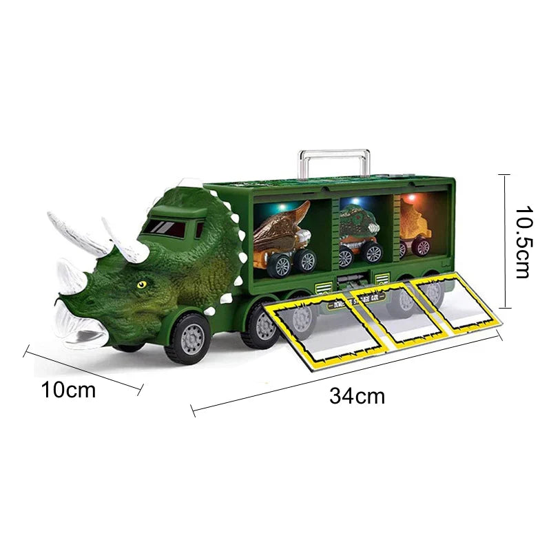 Dinosaurie-Lastbil - TRANSPORTERA DINOSAURIERNA