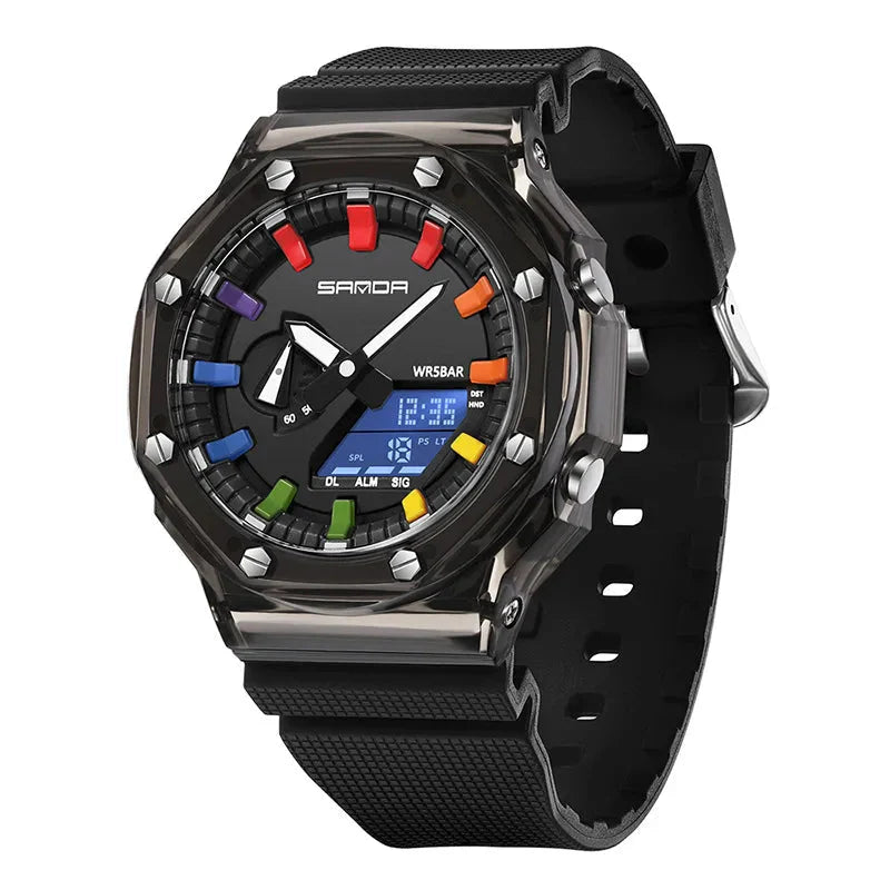 Titan Sport – digital herrklocka, vattentät & stöttålig