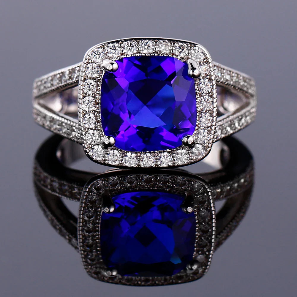 Ring Emilia (färgglad ring med zirkoner – klassisk design)