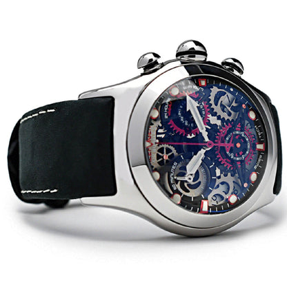 Herrklocka kronograf sport skeleton
