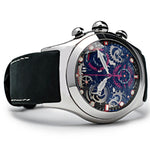 Herrklocka kronograf sport skeleton