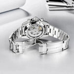 Lyxig herrklocka – mekanisk med safirglas