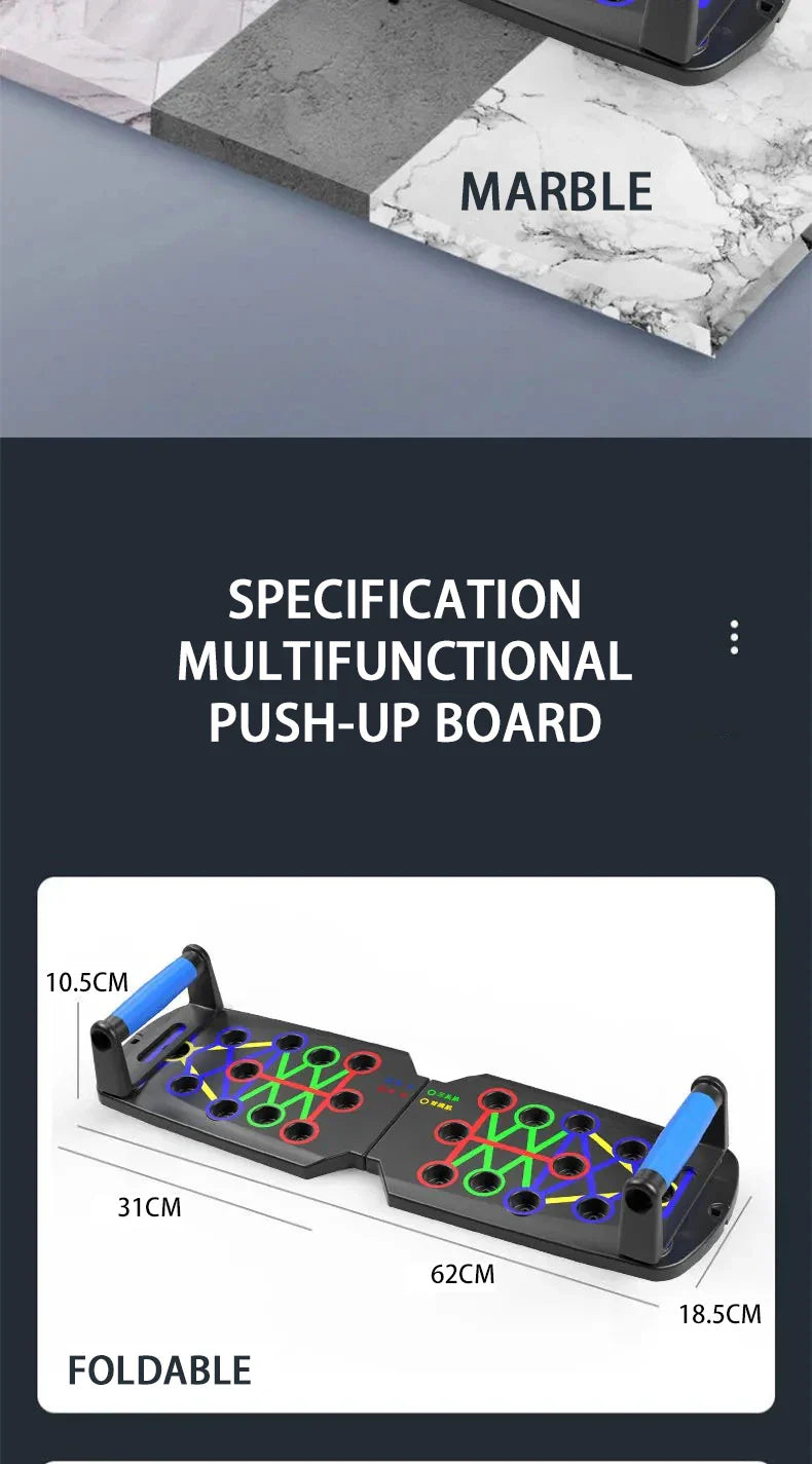 Push-up board set – multifunktionella armhävningshandtag, portabelt