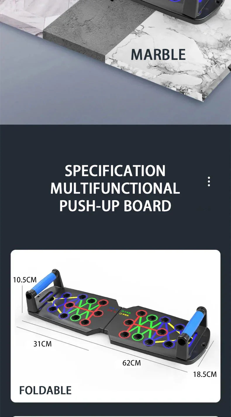 Push-up board set – multifunktionella armhävningshandtag, portabelt