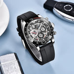 Lyxig herrklocka – mekanisk med safirglas