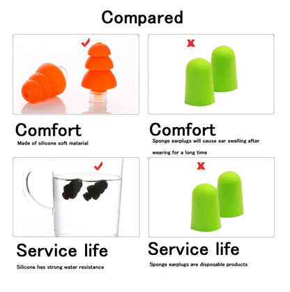 Sovproppar silikon – öronproppar mot snarkning & buller