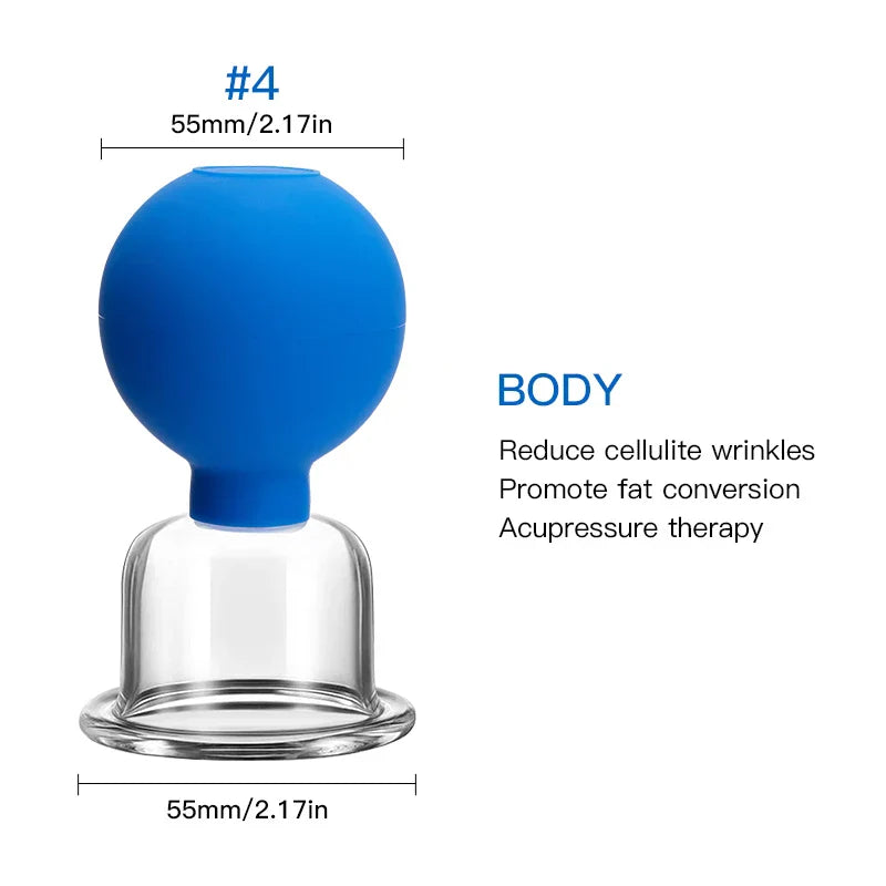 Sugkoppen™ - Set för Ansiktsmassage och Cellulitbehandling