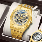 Klocka Patrik (mekanisk herrklocka med tourbillon-design & vattenskydd)