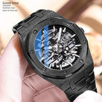 Klocka Patrik (mekanisk herrklocka med tourbillon-design & vattenskydd)