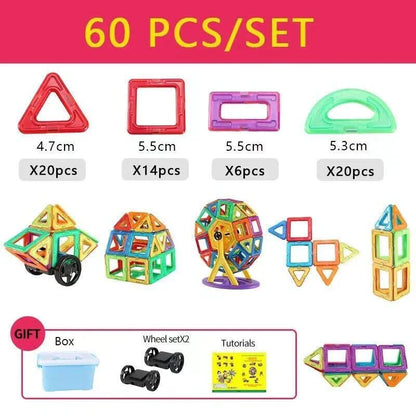 Magnet Building Blocks - SLÄPP LOSS DIN KREATIVITET - MAGNETISKA PLATTOR