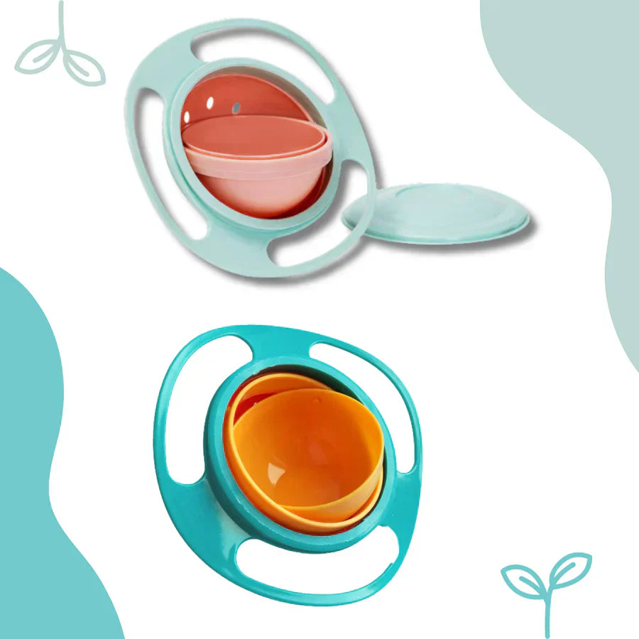 Lilla Snurrskålen för Bebisar - Spillfritt och glädjefullt matupplevelse!