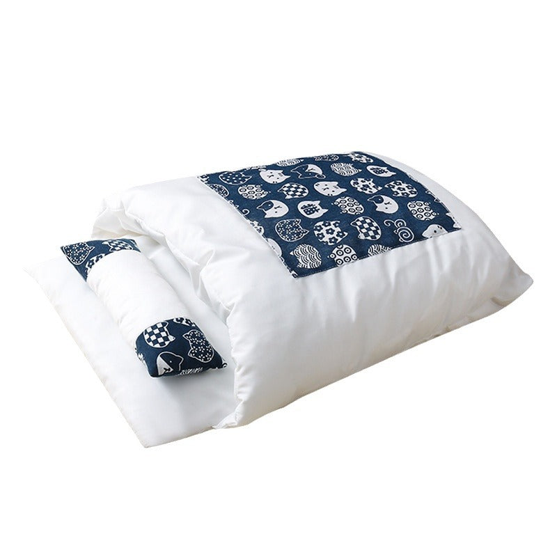 Japanese Cat Sleeping Bag™ – Lämmin ja pestävä puoliumpinainen kissanpeti