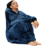 ÄrmlösTVFilt™ – Värmande Filt med Ärmar