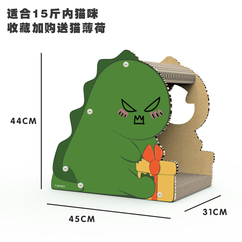 Kattklösbräda i Dinosaurieform