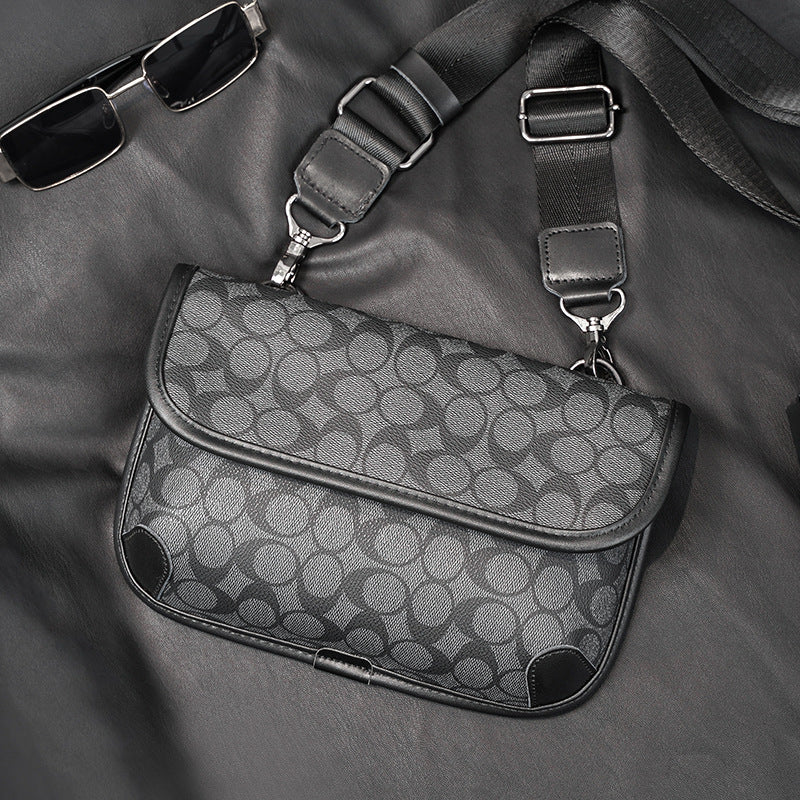 Checkered Tiger Bag™ – Stilig herreveske i Oxford-materiale