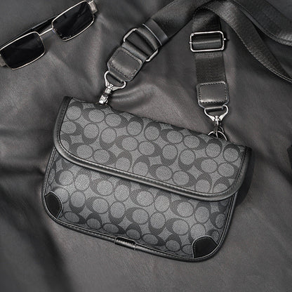 Ruudullinen Tiger Bag™ – Tyylikäs miesten laukku Oxford-materiaalista