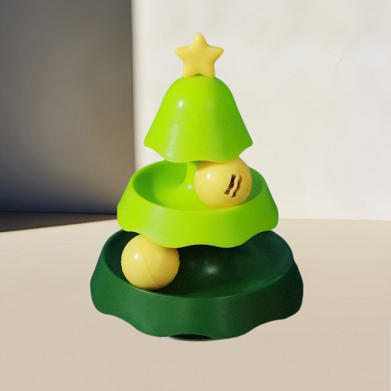 Kattspel Ramp™ – Trelagers Kattleksak med Spår