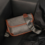 Checkered Tiger Bag™ – Stilig herreveske i Oxford-materiale