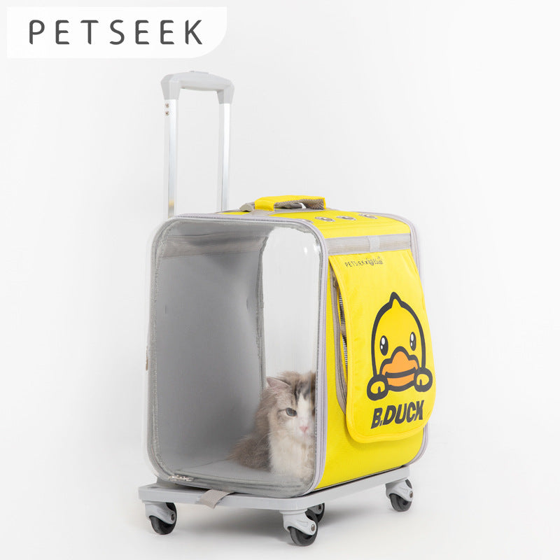 PetVagn™ – Portabel Djurvagn med Axelrem