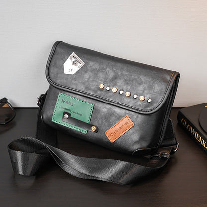 Ruudullinen Tiger Bag™ – Tyylikäs miesten laukku Oxford-materiaalista