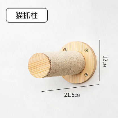 Väggmonterad Klätterställning™ – Kattställning i Massivt Trä