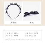 Non-slip hårband med klämma – snygg håraccessoar för vardag & fest