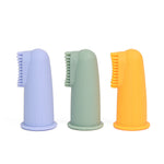 Baby Tandborste & Bitring – Mjuk Silikon för Små Barn