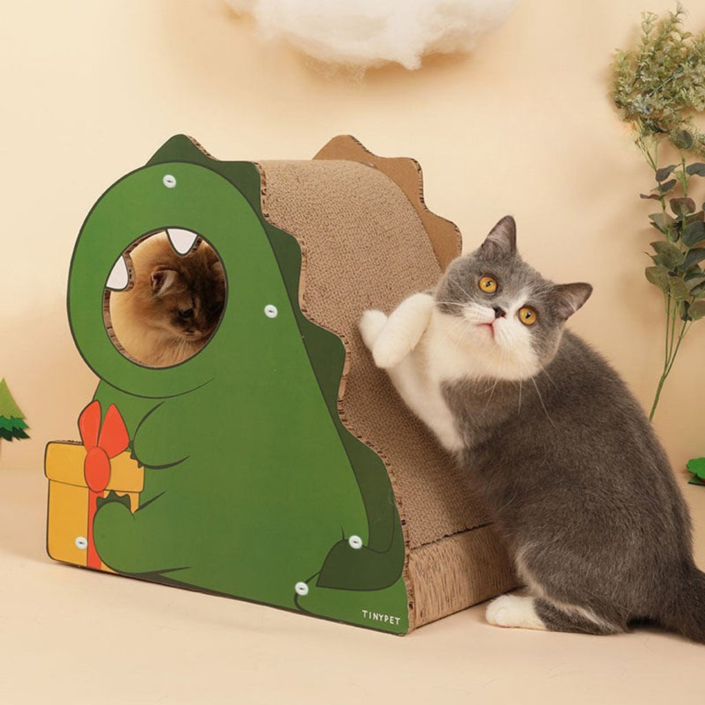 Kattklösbräda i Dinosaurieform