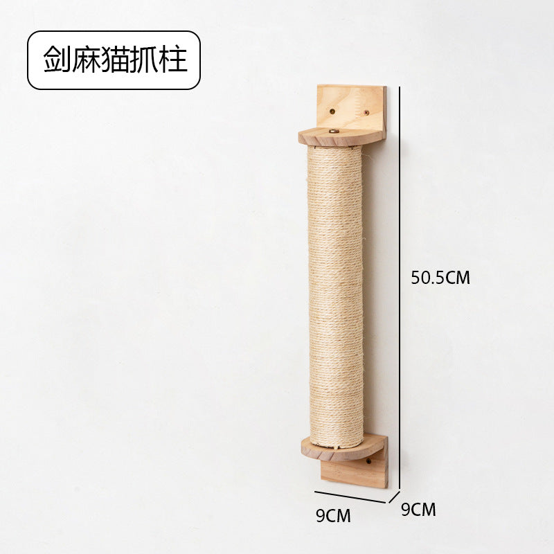 Väggmonterad Klätterställning™ – Kattställning i Massivt Trä