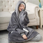 ÄrmlösTVFilt™ – Värmande Filt med Ärmar