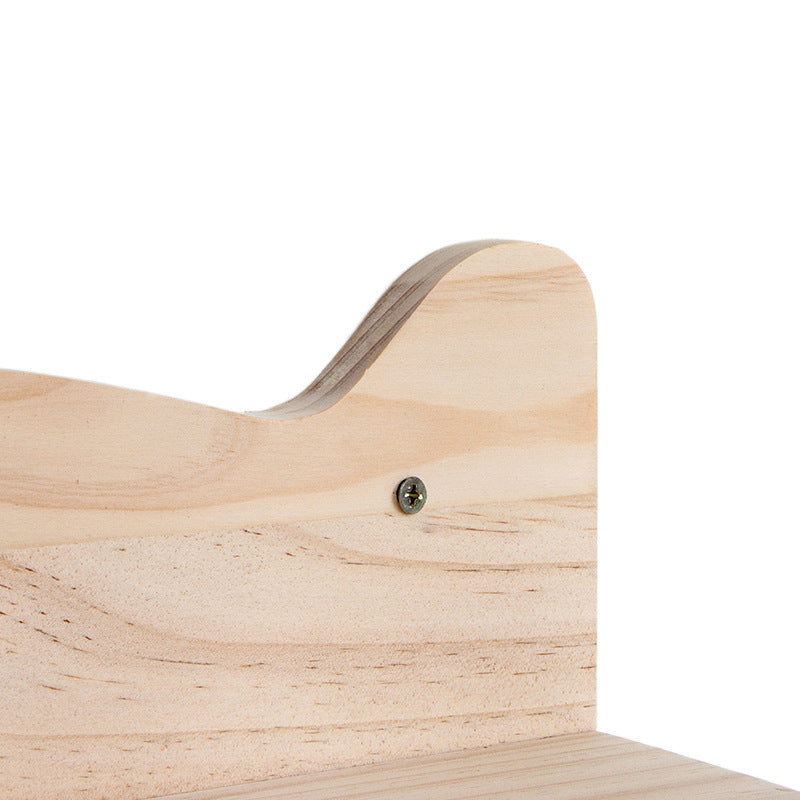 Väggmonterad Klätterställning™ – Kattställning i Massivt Trä